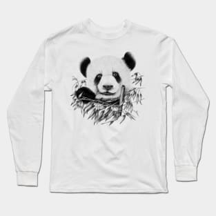 Eating Panda Long Sleeve T-Shirt